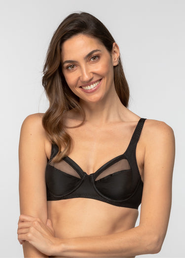 Soutien-gorge avec armatures emboîtant Noir