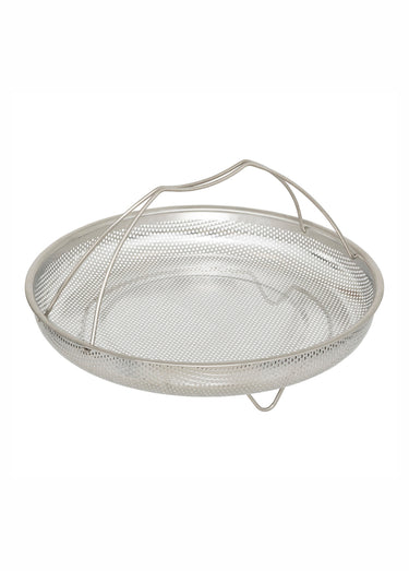 Sauteuse alu + panier vapeur + couvercle + cuillère Gris