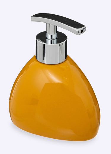 Distributeur savon liquide, forme galet Jaune
