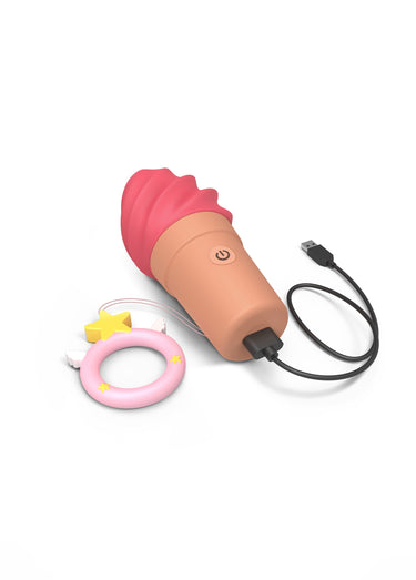 Stimulateur fun rechargeable CAND'ICE Rose fraise