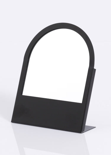 Miroir à poser en métal Noir