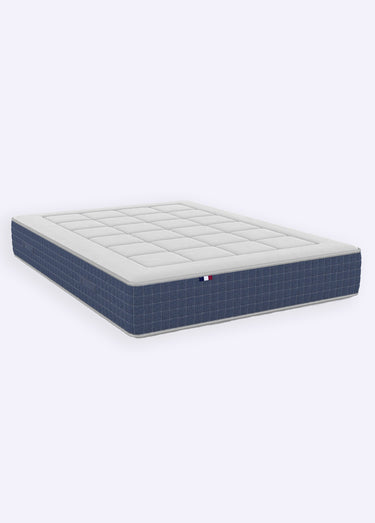 Matelas ressorts et mémoire de forme, haut. 28cm Blanc