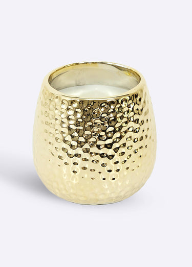Bougie parfumée contenant métal martelé 1 mèche