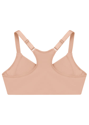 Soutien-gorge WonderWire Grandes Tailles Effet Amincissant, à Armatures et Fermeture Frontale n°1247 Cappuccino
