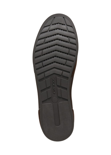 Baskets cuir tendance semelle fine Brun