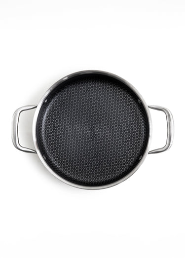Sautoir 24cm triplex + couvercle Blackcube Gris