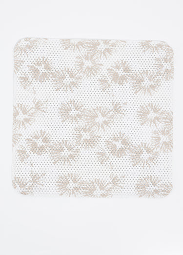 Tapis de douche antidérapant Blanc/Beige