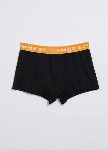 Boxer uni ceinture élastiquée flashy Noir/Jaune
