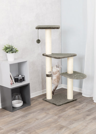 Grand arbre à chat ALTEA, hauteur 117cm Gris