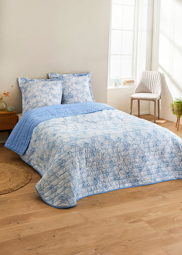 Couvre-lit imprimé microfibre matelassé Imprime