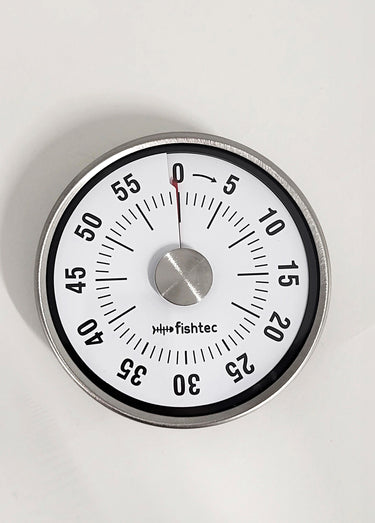 Minuteur mécanique magnétique 60 minutes Gris