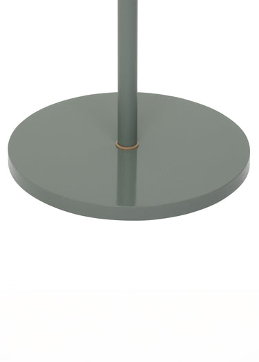 Porte manteaux 6 patères, acier et bois Vert
