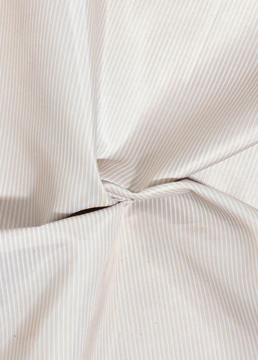 Coupon habillement doublure rayé clair Beige Clair