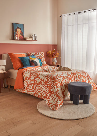 Parure 3 pièces 240x220cm HOMY Orange