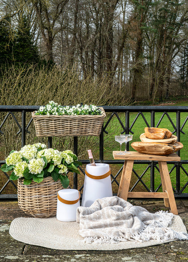 Banc en teck recyclé style rustique chic Naturel