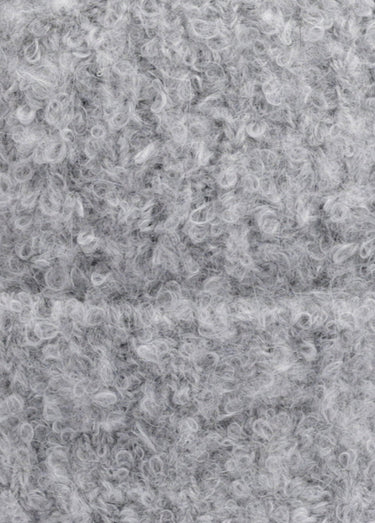 Bonnet cotelé en maille mousseuse Gris