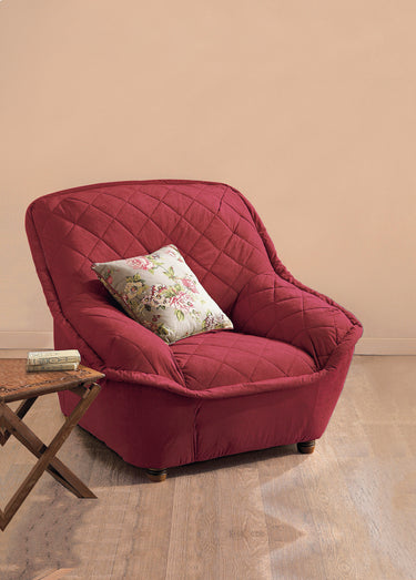 Housse préformée pour fauteuil ou canapé Bordeaux