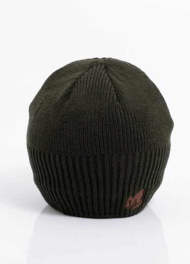 Bonnet cotelé chaud, intérieur polaire Kaki
