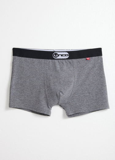 Boxers assortis uni et petits motifs Bleu