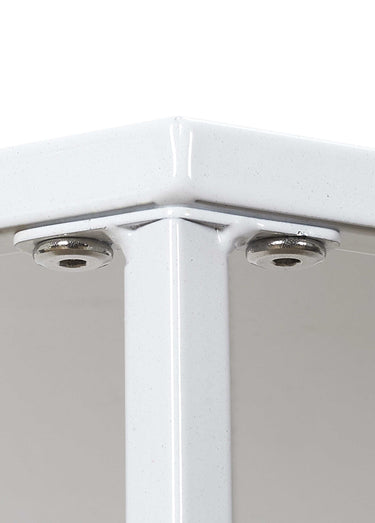 Set 3 Sellettes gigognes design en métal Blanc