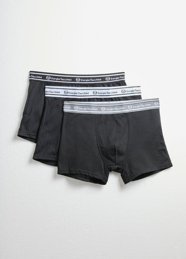 Boxers unis, ceinture élastiquée plate Noir