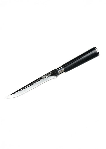 Couteau à désosser lame martelée + étui, Sen Noir