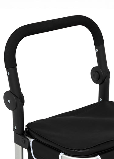 Chariot de courses isotherme en alu Noir