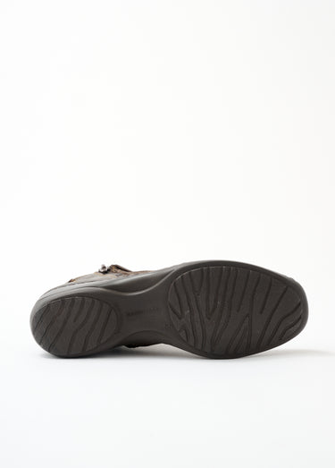 Boots cuir largeur confort double glissière Bronze