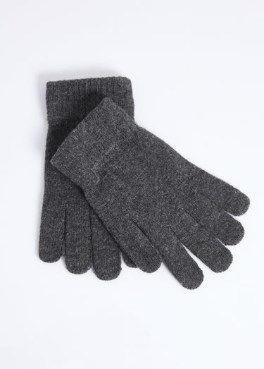 Gants chauds en maille Gris