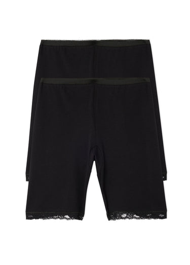 Culotte panty seconde peau - lot de 2 Noir Lot2