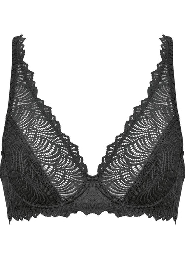 Soutien-gorge foulard avec armatures Noir