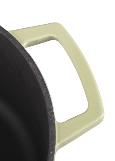 Cocotte fonte ronde 25cm, Masseiron 4O Vert