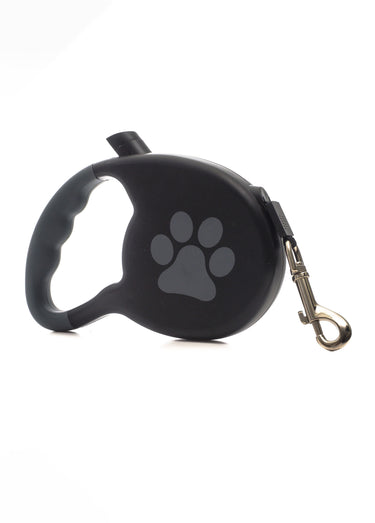 Laisse rétractable grand chien 45 kg Noir