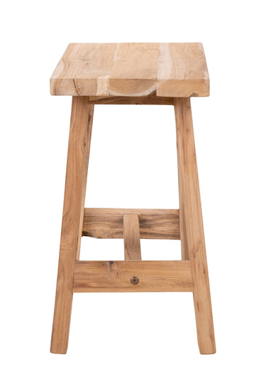 Banc en teck recyclé style rustique chic Naturel