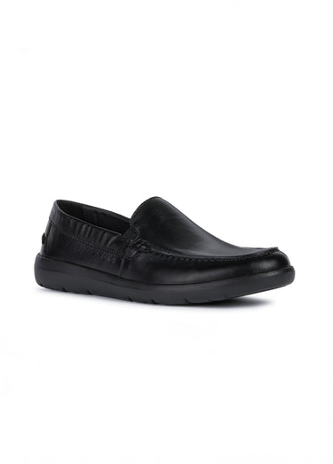 Mocassins cuir semelle antidérapante Noir