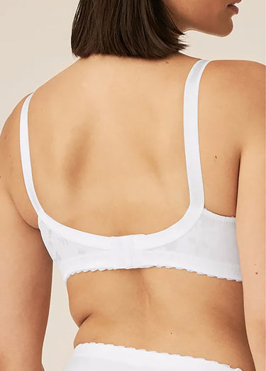 Soutien-gorge sans armatures minimiseur Blanc