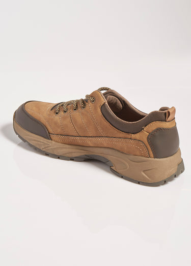 Baskets plein air style sportswear Marron