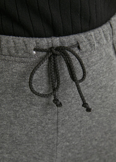 Pantalon détente ceinture élastiquée molleton Gris Anthracite