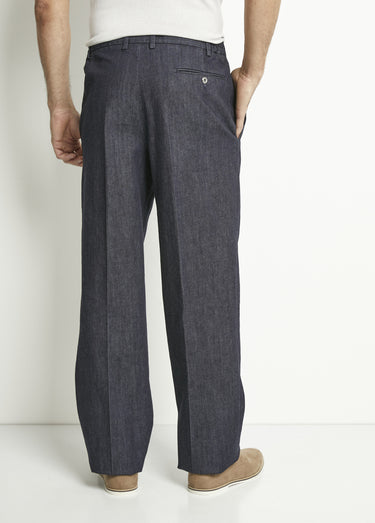 Pantalon droit ceinture élastiquée confort Jean