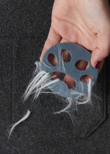 Disque lave-linge anti poils d'animaux Gris
