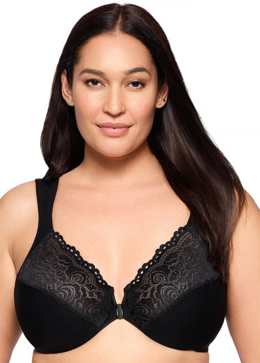 Soutien-gorge WonderWire ouverture devant Noir