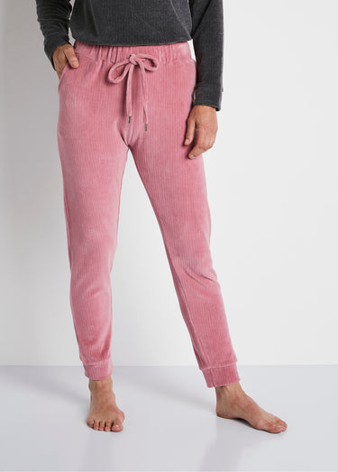 Pantalon de pyjama en velours côtelé Bois De Rose