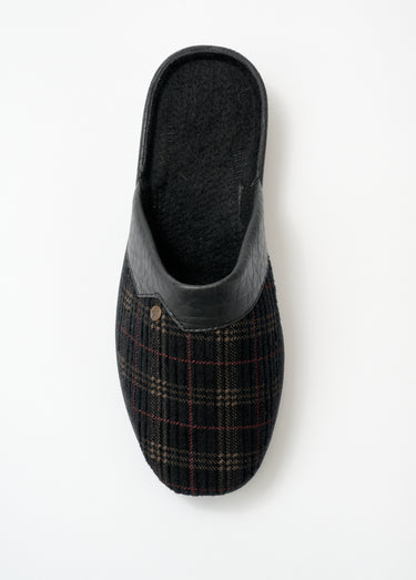 Chaussons mules largeur confort velours Velours Imprime