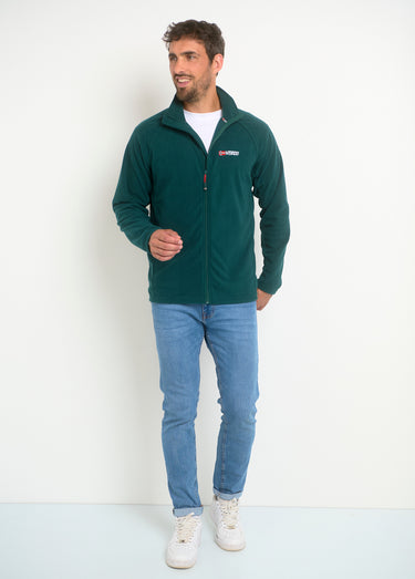 Veste polaire chaude avec col montant Vert Fonce
