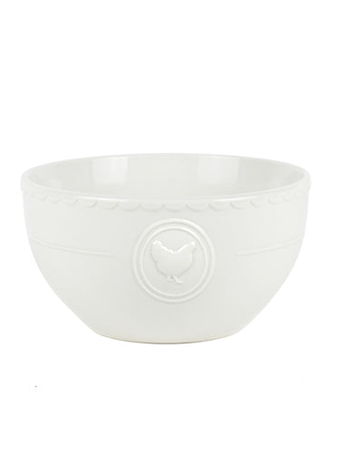 Service de table porcelaine 18 pièces uni Blanc