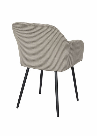 Fauteuils compacts en velours cotelé, 2T Taupe