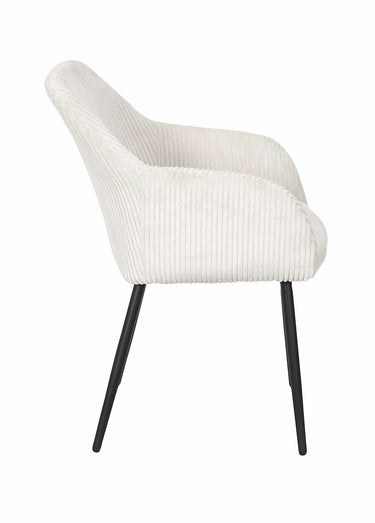 Fauteuils compacts en velours cotelé, 2T Beige