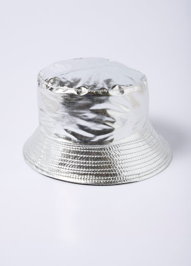 Bob en tissu métallisé Argent
