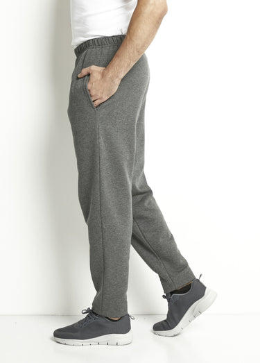 Pantalon de jogging molleton ceinture élastiquée Gris Anthracite