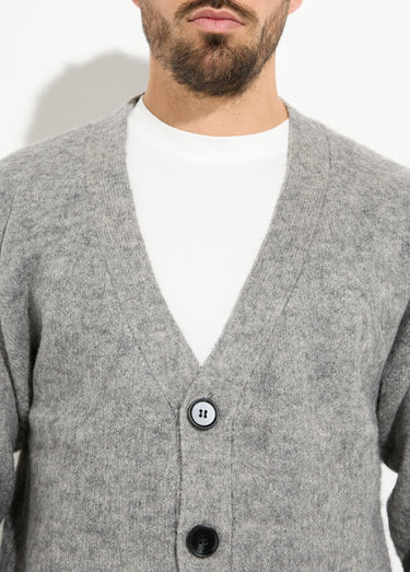 Gilet chaud en maille avec de la laine Gris